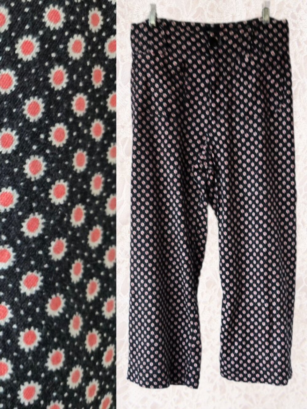 Maeve The Colette Pants Linen-Blend Floral Print Patch Pocket Floral Boho Sz 29